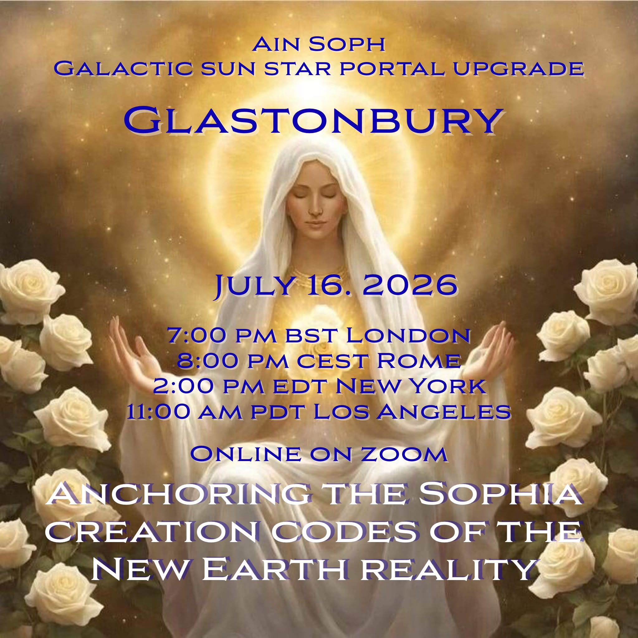 Ain Sophia Glastonbury Activation July 16 2026